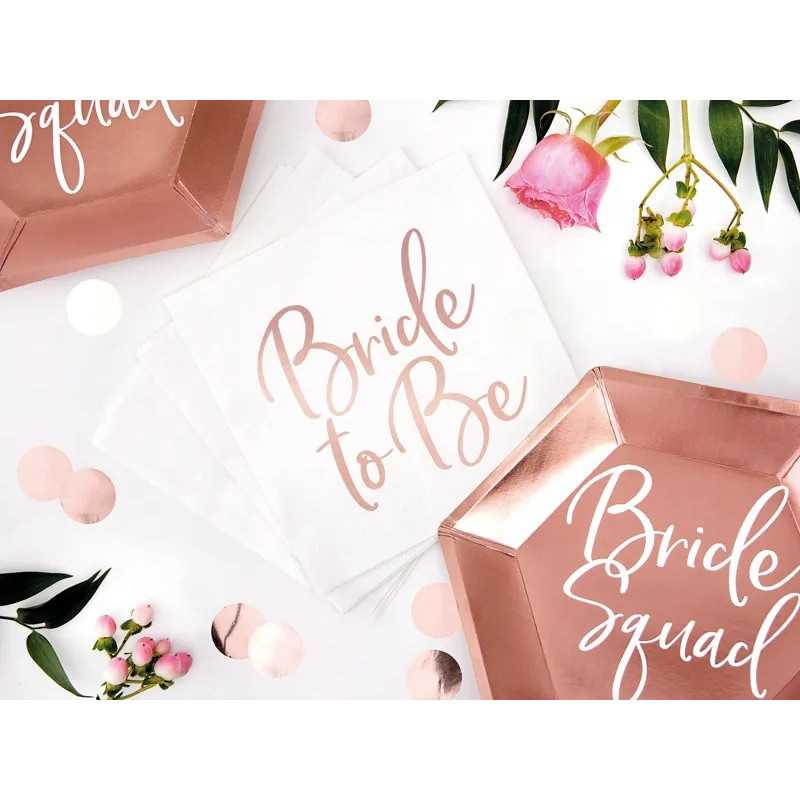 serviette mariage bride to be