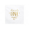 serviettes all you need is love serviettes all you need is love