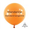 Mini Ballons latex 5" ROND - 13CM - Mandarine Mini Ballons latex 5" ROND - 13CM - Mandarine