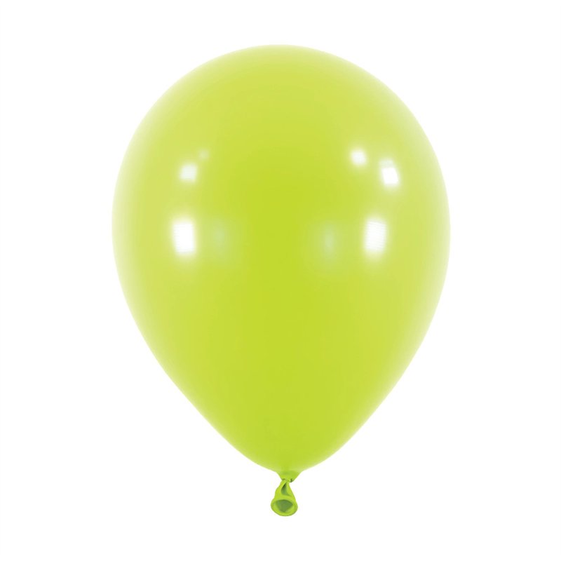 Ballons latex 11" ROND - 28CM - Vert anis Kiwi