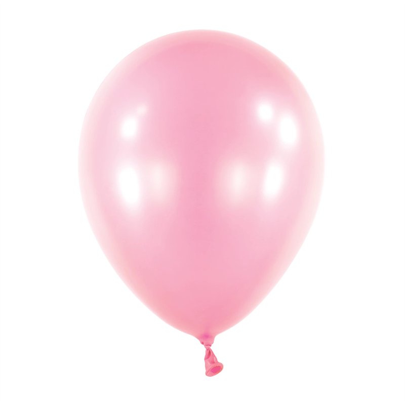 Ballons latex 11" ROND - 28CM - Rose nacré Pearl Pretty Pink