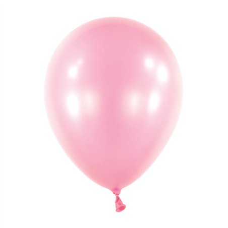 Ballons latex 11" ROND - 28CM - Rose nacré Pearl Pretty Pink