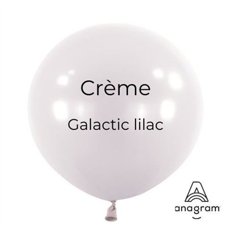Ballons latex 18" ROND - 45CM - Crème Galactic Lilac Ballons latex 18" ROND - 45CM - Crème Galactic Lilac
