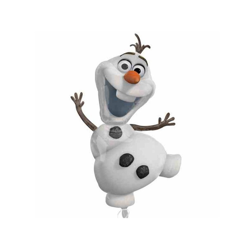 Ballon Géant Reine des Neiges Disney pour Anniversaire et Fête Olaf Bonhomme de neige