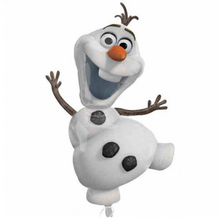 Ballon Géant Reine des Neiges Disney pour Anniversaire et Fête Olaf Bonhomme de neige