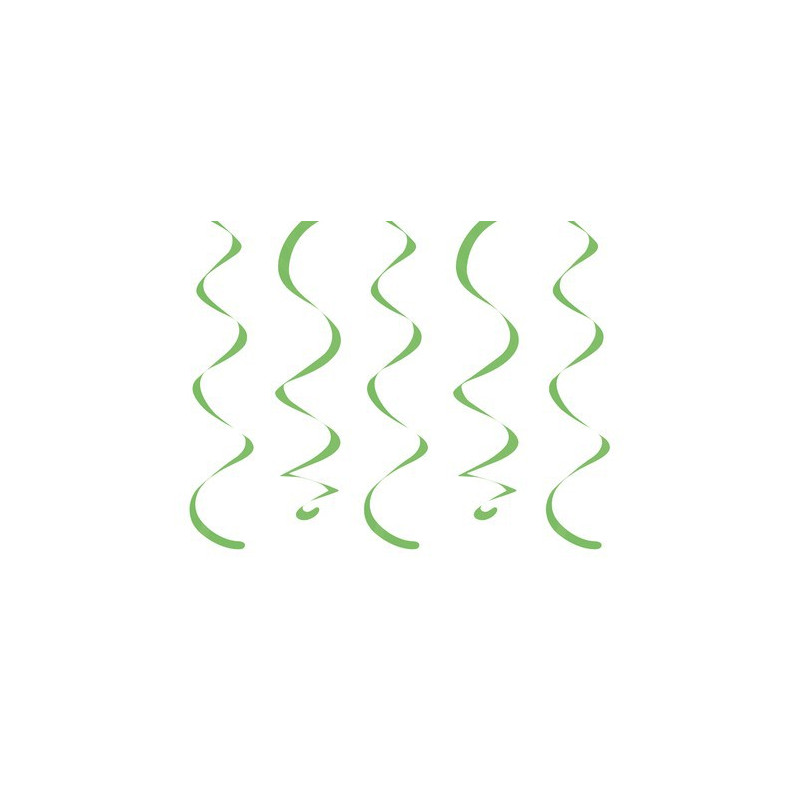 10 Décorations à Suspendre - vert anis