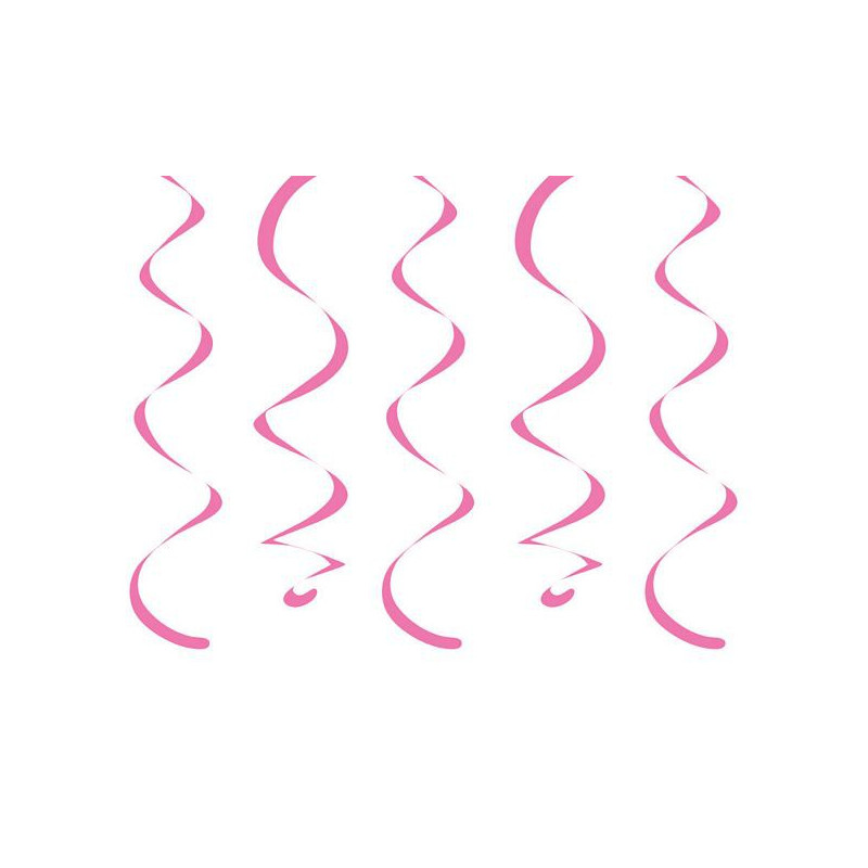 10 Décorations à Suspendre - rose fushia