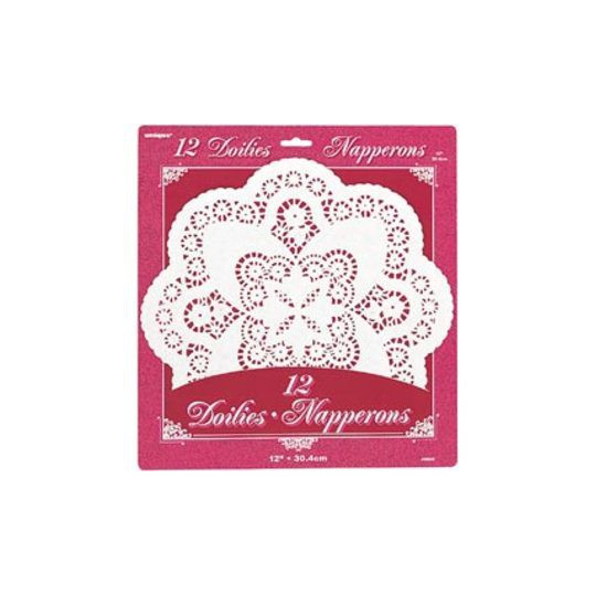 Napperon Dentelle Papier Blanc 35 Cm Les 10