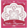 Napperons Dentelle en Papier Blanc 30,4cm 