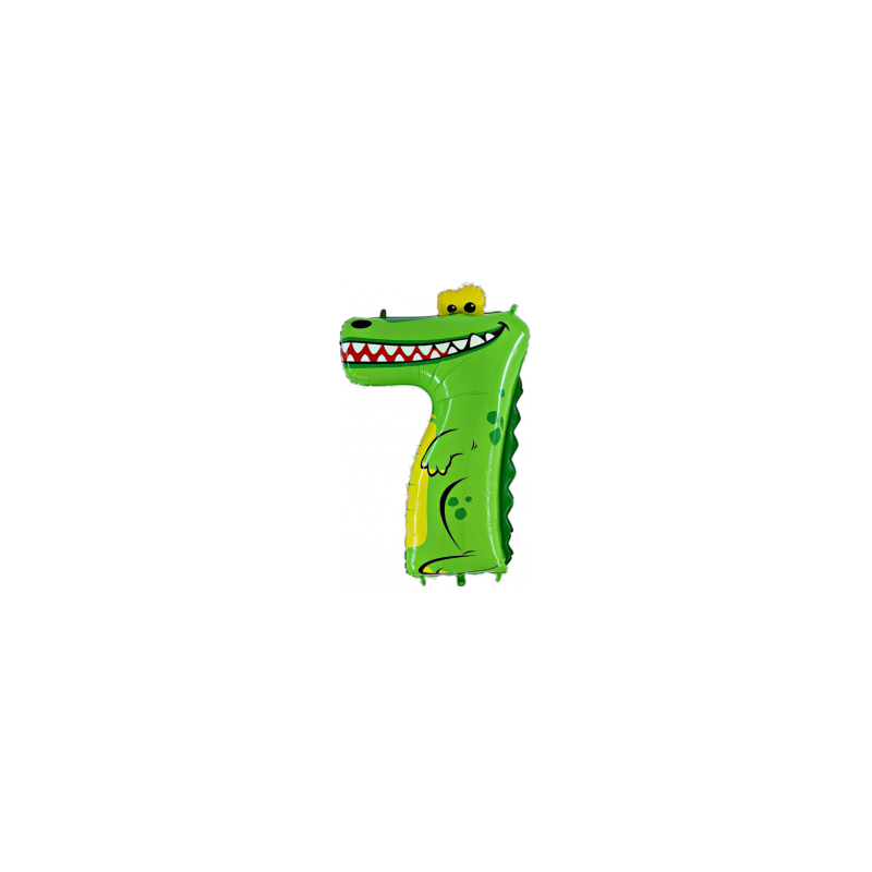 Ballon Geant Chiffre 7 Crocodile Pour Feter Un Anniversaire