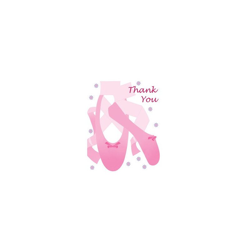 8 Cartes De Remerciements Anniversaire Theme Ballerine Tutu Rose 8 Cartes De Remerciements Anniversaire Theme Ballerine Tutu Rose