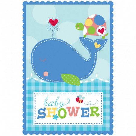 Invitation Baby Shower Thème Marin