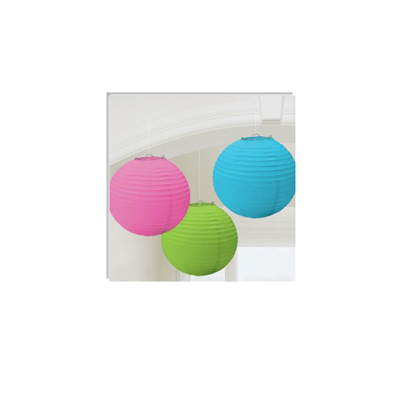 Depory Lanterne en papier arc-en-ciel pour d/écoration de plafond 40 cm