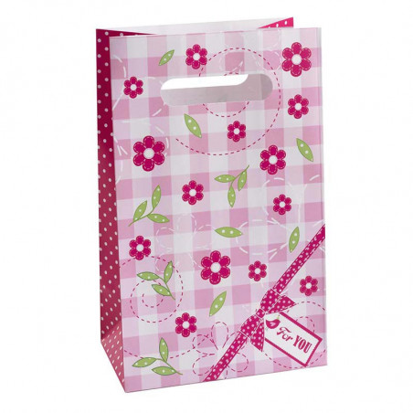 Sachets cadeaux invités en papier à Thème A Little Bird Rose Fushia Sachets cadeaux invités en papier à Thème A Little Bird Rose Fushia