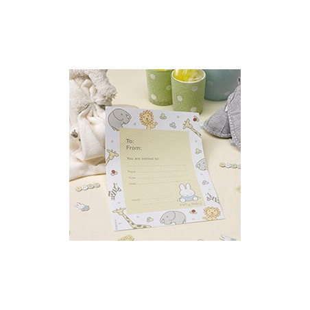 Invitation Baby Miffy Invitation Baby Miffy