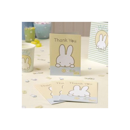 Carte de Remerciements Baby Miffy