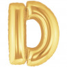 Ballon 36cm D Alu Lettre Or Doré Mylar