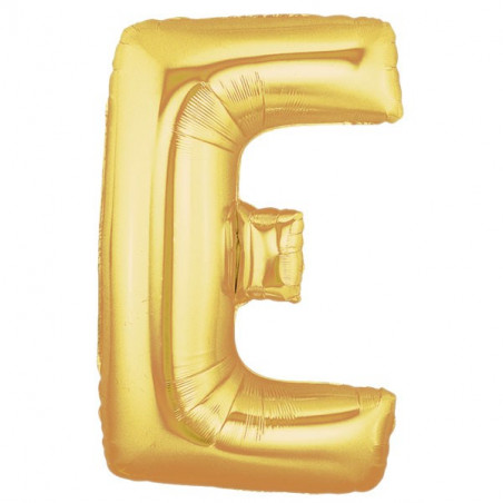 Ballon 36cm E Alu Lettre Or Doré Mylar Ballon 36cm E Alu Lettre Or Doré Mylar