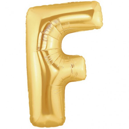 Ballon 36cm F Alu Lettre Or Doré Mylar Ballon 36cm F Alu Lettre Or Doré Mylar