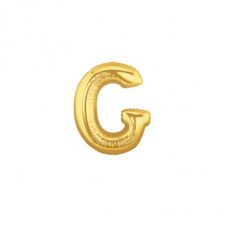 Ballon 36cm G Alu Lettre Or Doré Mylar Ballon 36cm G Alu Lettre Or Doré Mylar