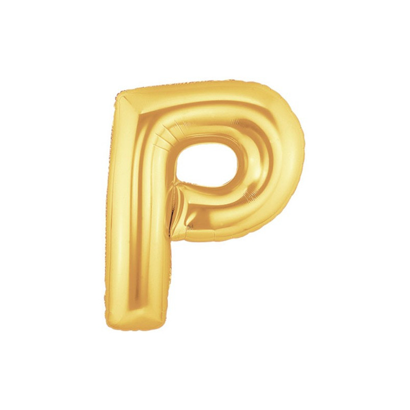 Ballon 36cm P Alu Lettre Or Doré Mylar