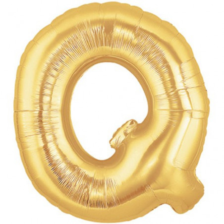 Ballon 36cm Q Alu Lettre Or Doré Mylar Ballon 36cm Q Alu Lettre Or Doré Mylar