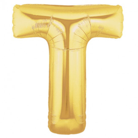 Ballon 36cm T Alu Lettre Or Doré Mylar Ballon 36cm T Alu Lettre Or Doré Mylar