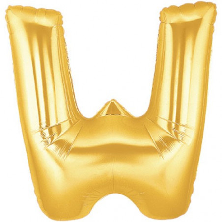 Ballon 36cm W Alu Lettre Or Doré Mylar Ballon 36cm W Alu Lettre Or Doré Mylar