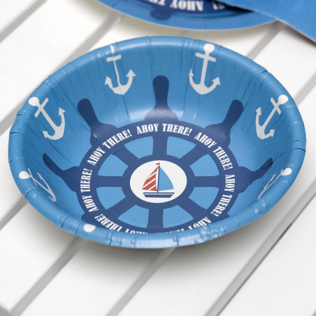 Bols Assiettes Creuses Anniversaire Happy Birthday Thème Petit Bateau Bols Assiettes Creuses Anniversaire Happy Birthday Thème Petit Bateau