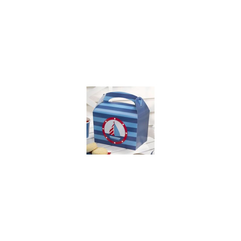 Boîtes Cadeaux Invités Premium Anniversaire Happy Birthday Thème Petit Bateau