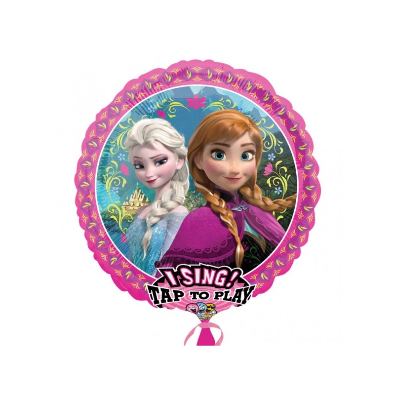 Ballon Qui Chante Reine Des Neiges Elsa Et Anna Anniversaire Disney