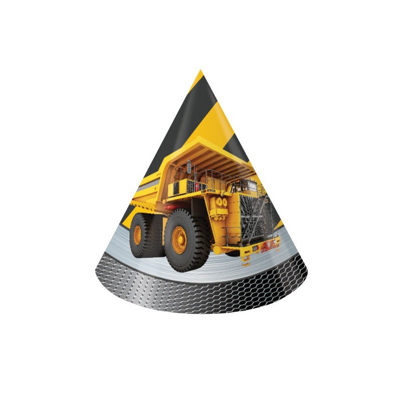 Chapeaux De Fete Anniversaire Chantier De Construction Chapeaux De Fete Anniversaire Chantier De Construction