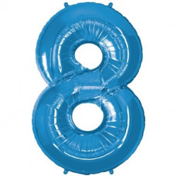 Ballon Geant Chiffre 8 Huit Bleu Fonce Pour Feter Un Anniversaire