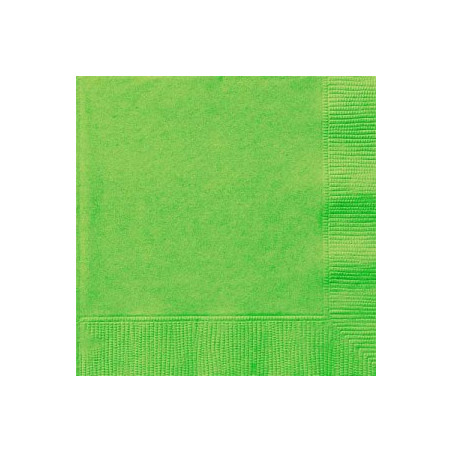 Serviettes Cocktail en Papier Vert