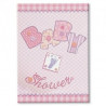 Invitations baby shower fille