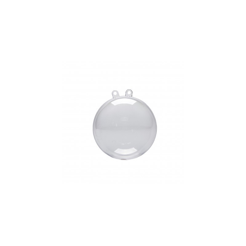 Boule Décorative Plexi Transparent à Suspendre 8cm