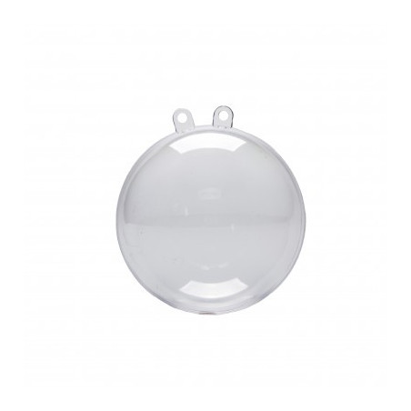 Boule Décorative Plexi Transparent à Suspendre 8cm