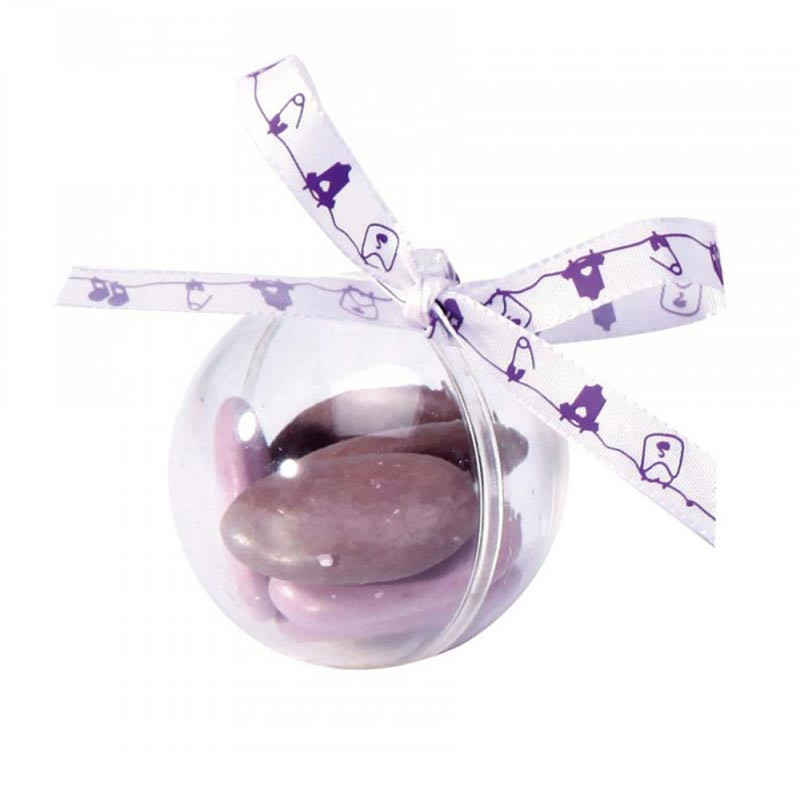 Boule Décorative Plexi Transparent à Suspendre 5cm