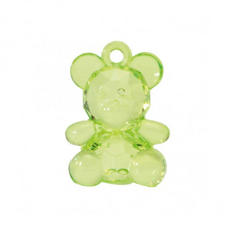 Bijou Ourson Vert Effet Diamant