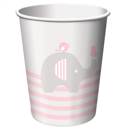 Gobelets en Papier Elephant Pastel Gobelets en Papier Elephant Pastel