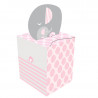 8 Boîtes Cadeaux Invités en Papier Elephant Pastel