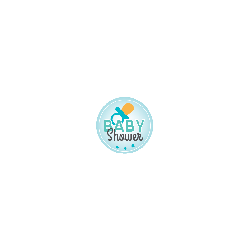 Magnet Flexible Baby Shower Bleue