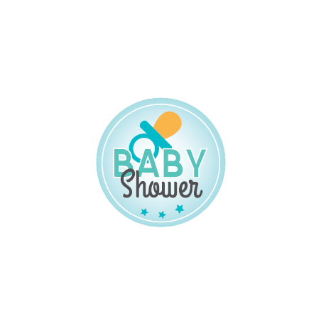 Magnet Flexible Baby Shower Bleue