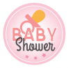 Magnet Flexible Baby Shower Rose