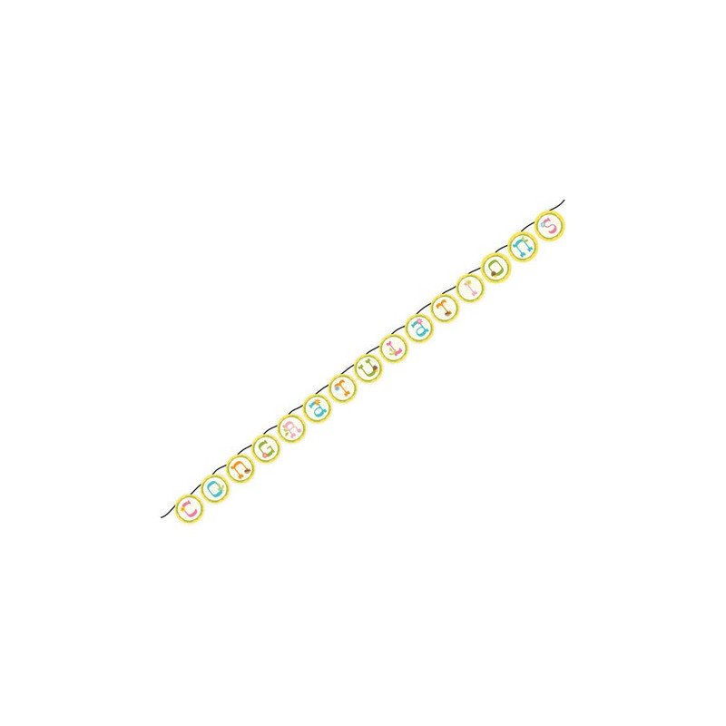 Banderole Fanions Ronds "Congratulations" Sweet Baby Shower