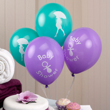 Ballons latex Baby Shower Future Maman