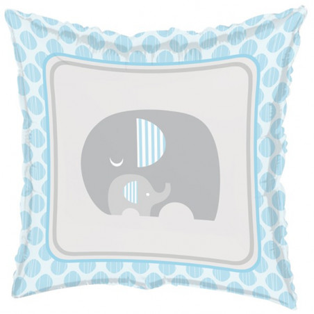 Ballon Alu Hélium Bleu Elephant Pastel Ballon Alu Hélium Bleu Elephant Pastel