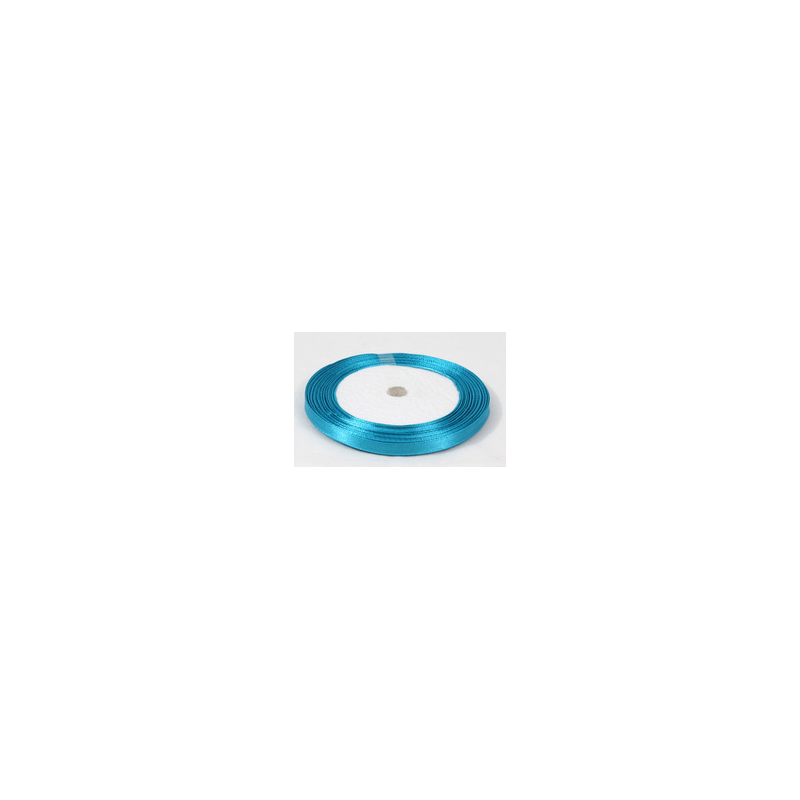 Ruban Satin Bleu Turquoise 25m