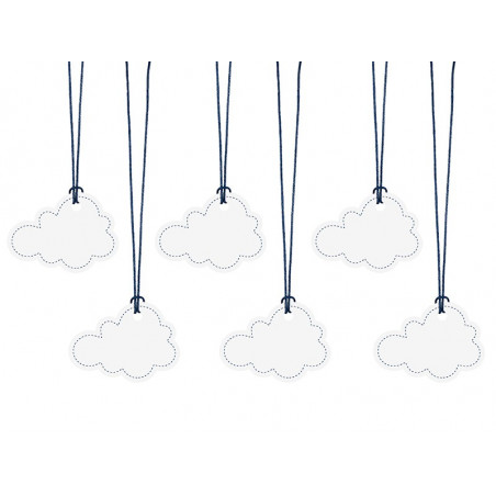 Etiquettes décoratives nuage Anniversaire Avion dans les nuages Etiquettes décoratives nuage Anniversaire Avion dans les nuages