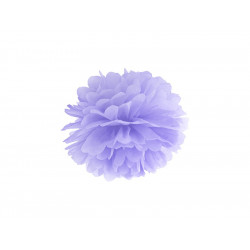 Pompon Papier de Soie 25cm Lilas Parme Décoration de Fête